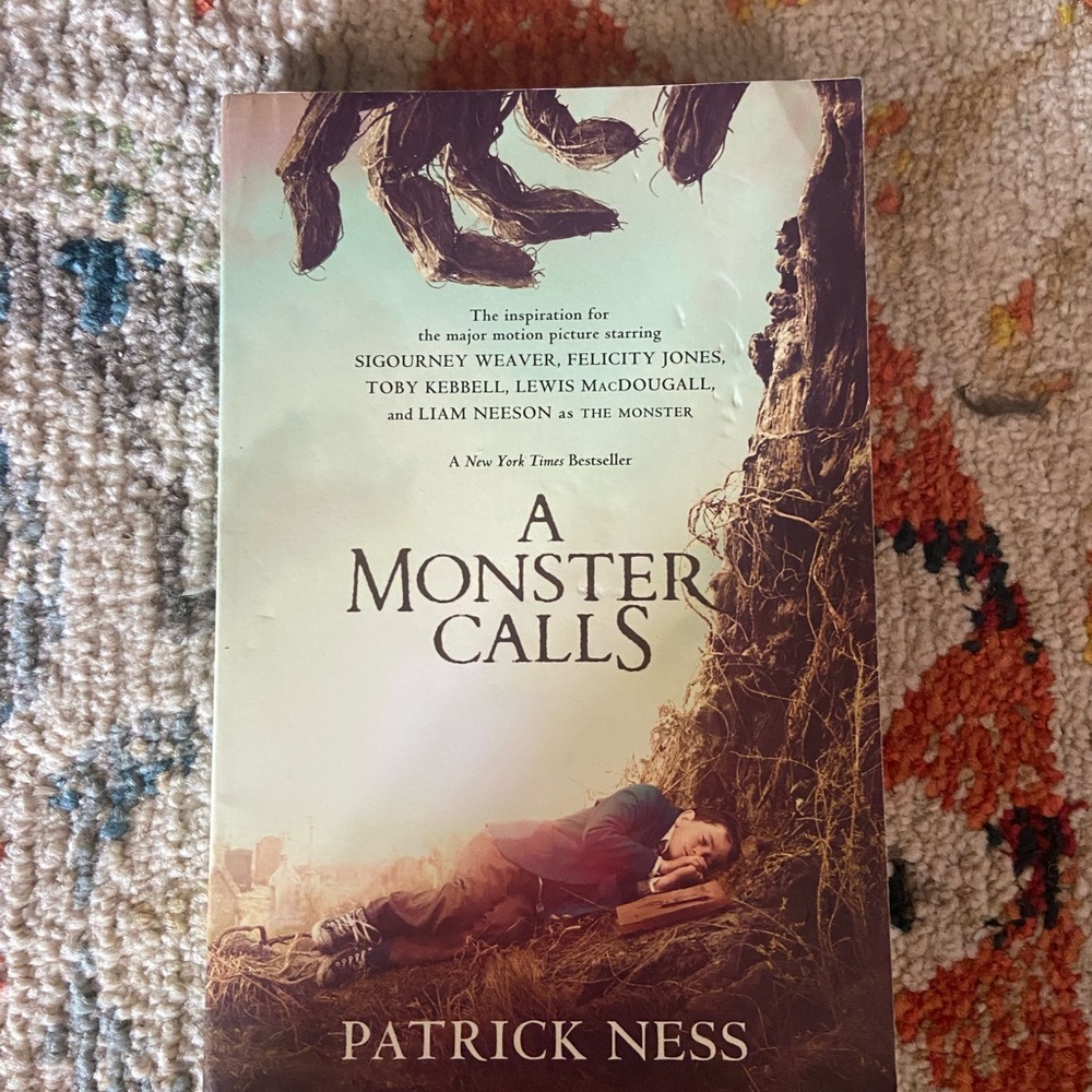 Patrick Ness 'A Monster Calls' Paperback - Green and Brown Cover